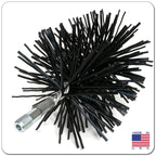 Midwest Hearth Poly Chimney Cleaning Brush (6-Inch Round)