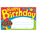 Trend Happy Birthday The Bake Shop Recognition Awards, 5-1/2' X 8-1/2', 30 Count