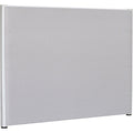 60" Width x 48" Height - Fabric, Steel - Gray-90265-Furniture