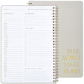 Simplified Daily Planner And Notebook With Hourly Schedule - Aesthetic Spiral To Do List Notepad To Easily Organize Your Work Ta
