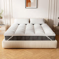 Twin Xl Size Mattress Topper For College Dorm Room - Soft & Cooling Pillow Top Mattress Pad & Protector | Bed Topper For Back Pa