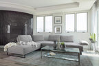 Coaster Furniture Arden 2-Piece Adjustable Back Taupe Sectional 508888