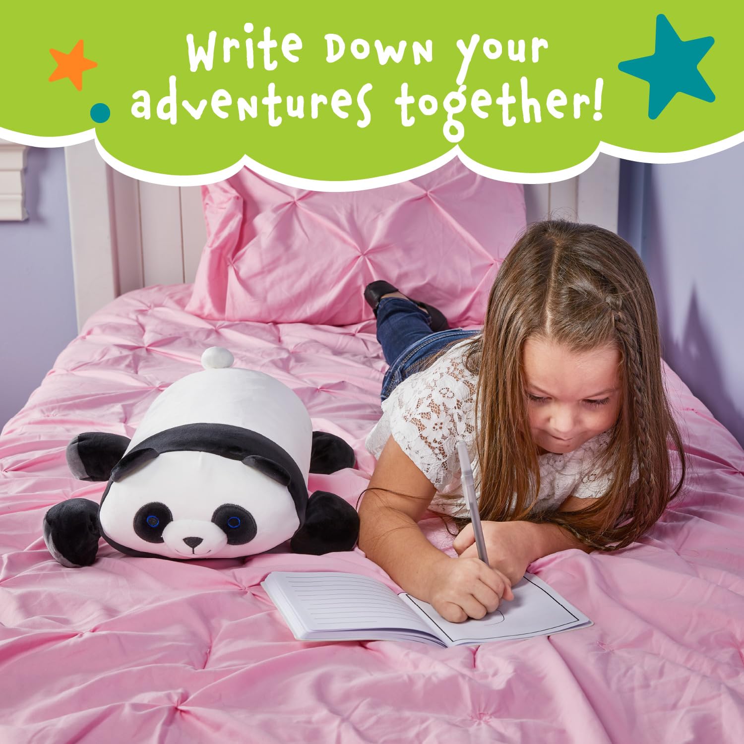 Memory Mates Booski The Panda Memory Foam Pillow Plush,15    Stuffed Animal