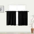 Koufall 20 Inch Curtains For Bedroom Black Out,Small Window Mini Short Blackout Curtains,24 X 20 In Length