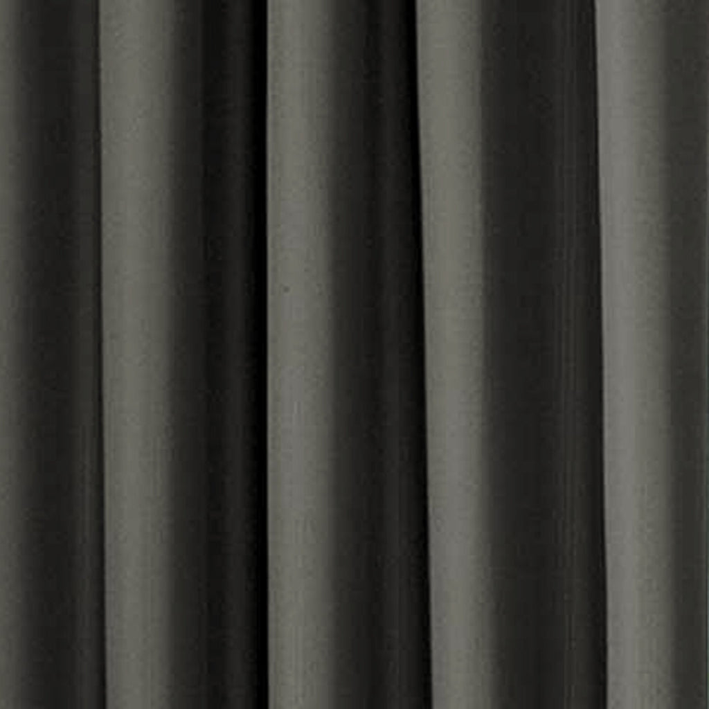 Eclipse Corinne Modern Blackout Thermal Rod Pocket Window Curtain For Bedroom Or Living Room (1 Panel), 42'' X 63'', Grey