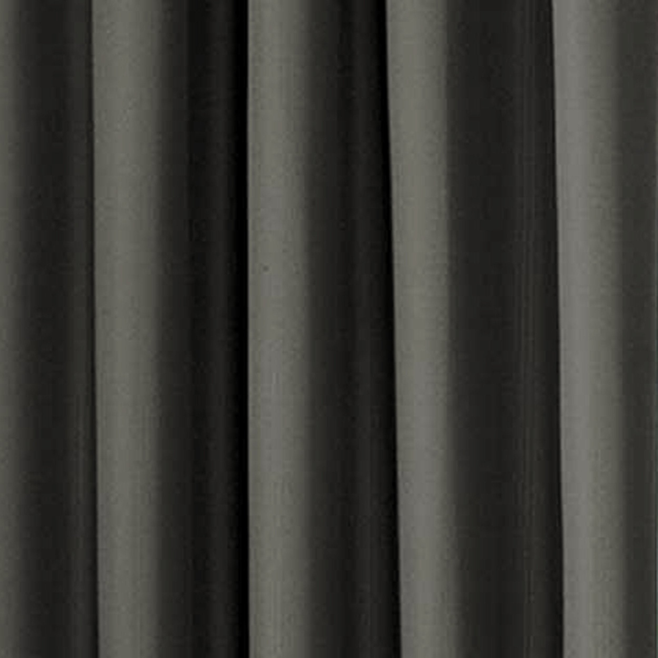 Eclipse Corinne Modern Blackout Thermal Rod Pocket Window Curtain For Bedroom Or Living Room (1 Panel), 42'' X 63'', Grey