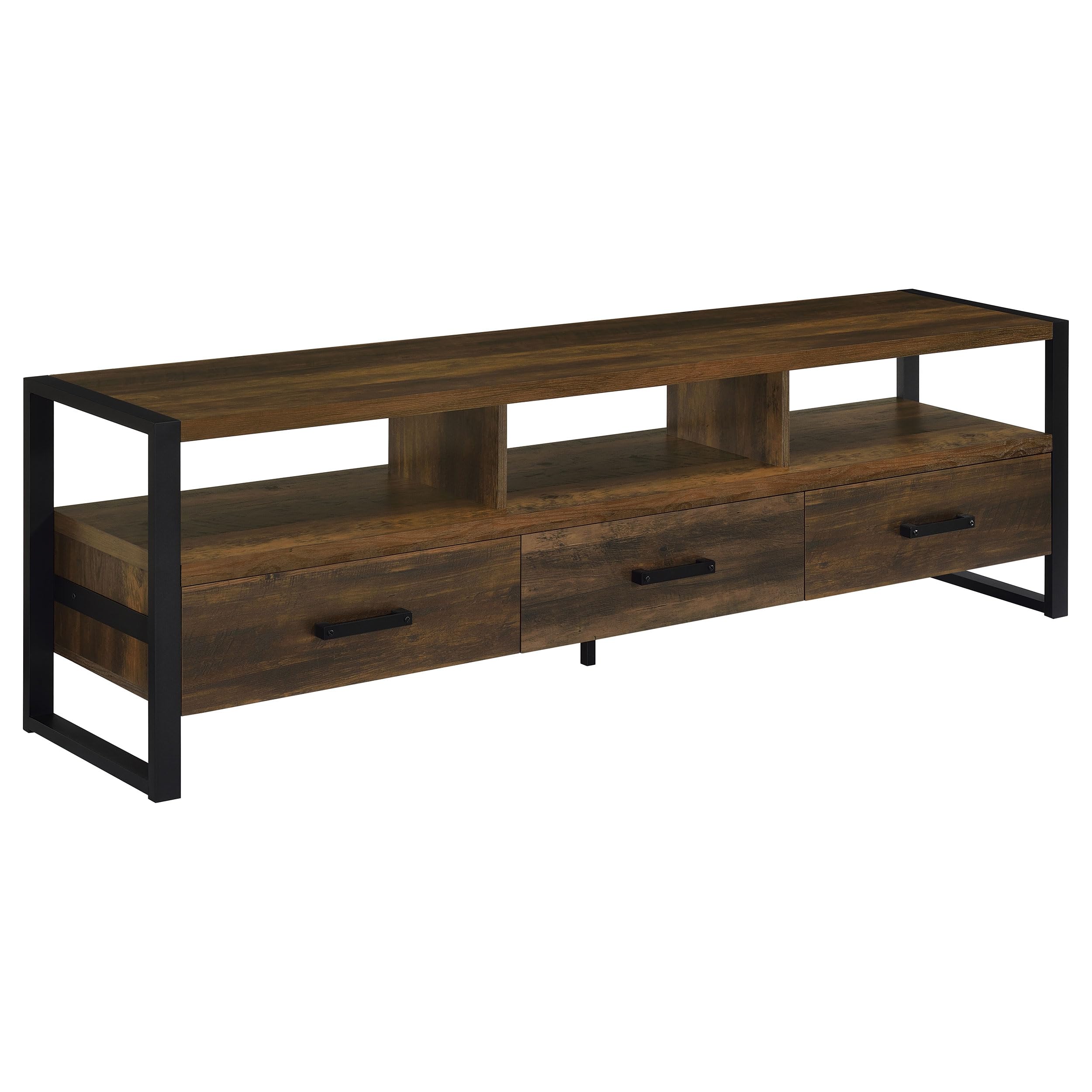 Coaster James 71&quot; TV Stand, Dark Pine