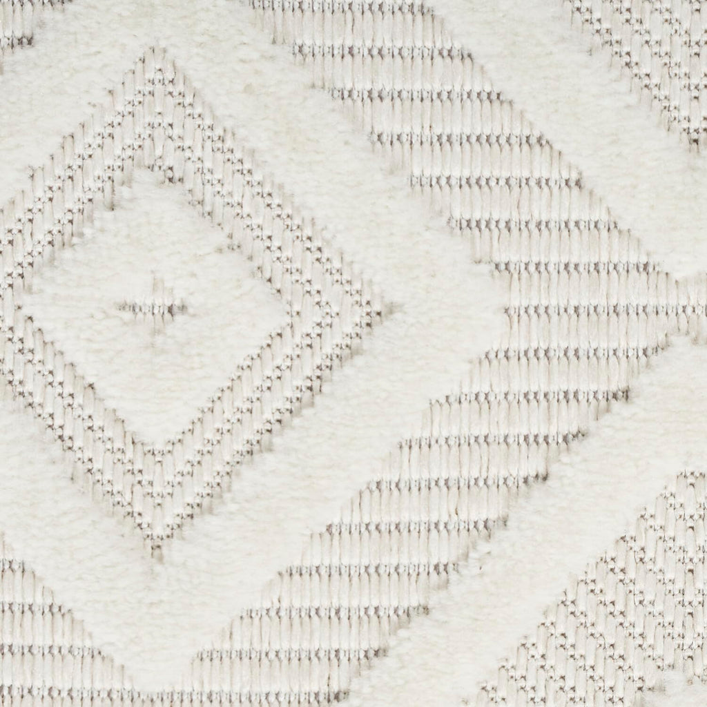 Nourison Versatile Indoor/Outdoor Ivory White 2'2'' X 20' Area --Rug, Easy --Cleaning, Non Shedding, Bed Room, Living Room, Dini