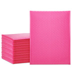 Ucgou Bubble Mailers 9.5X14.5 Inch Hot Pink 25 Pack Poly Padded Envelopes Large #4 Mailing Packages Opaque Packaging Postal Self