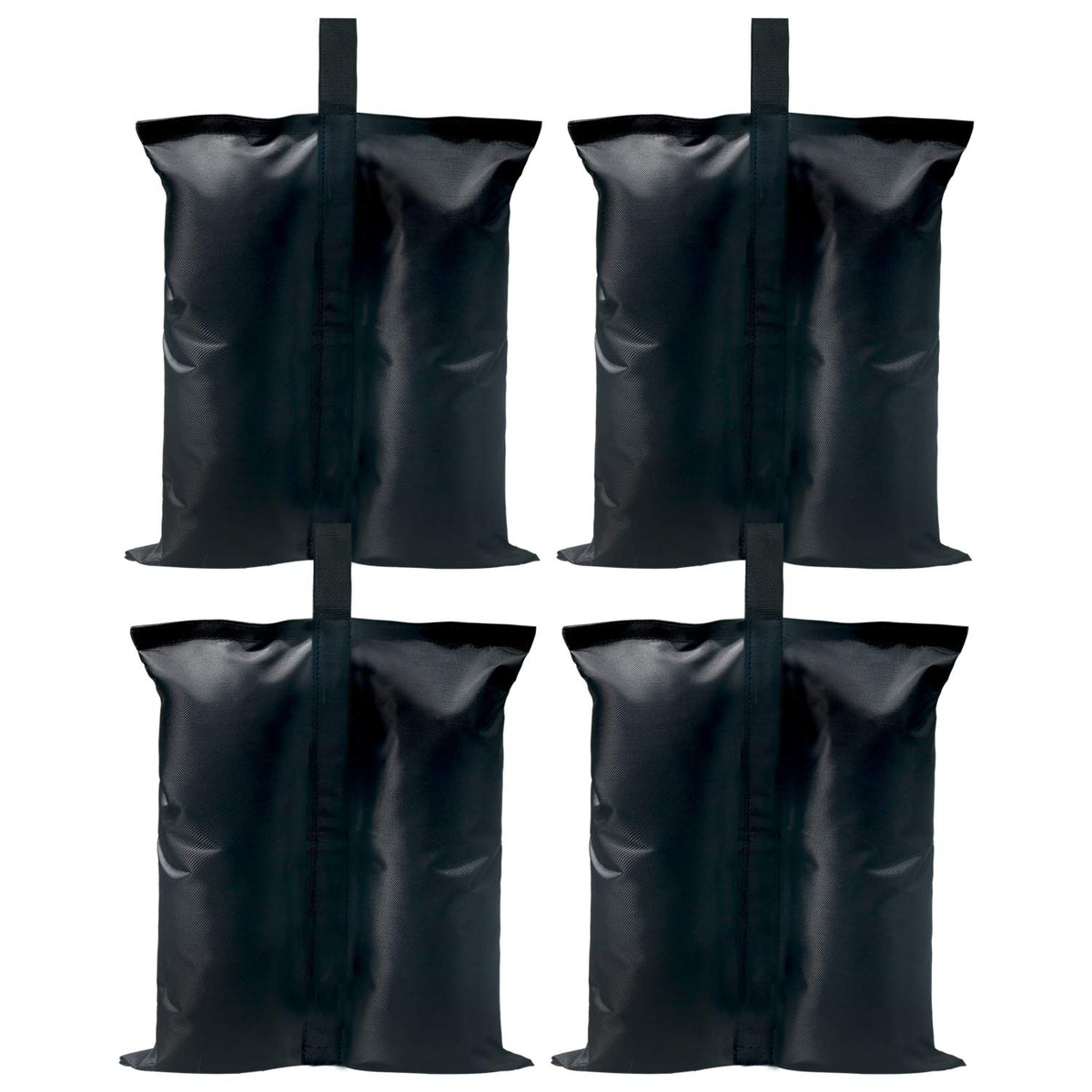 Abccanopy Canopy Weights 150 Lbs Gazebo Tent Sand Bags,4Pcs-Pack (Black)