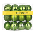 Lime Green 3.2 Large Christmas Balls - Christmas Tree Decoration Ornaments Shatterproof Hanging Balls for Birthday Halloween Hol