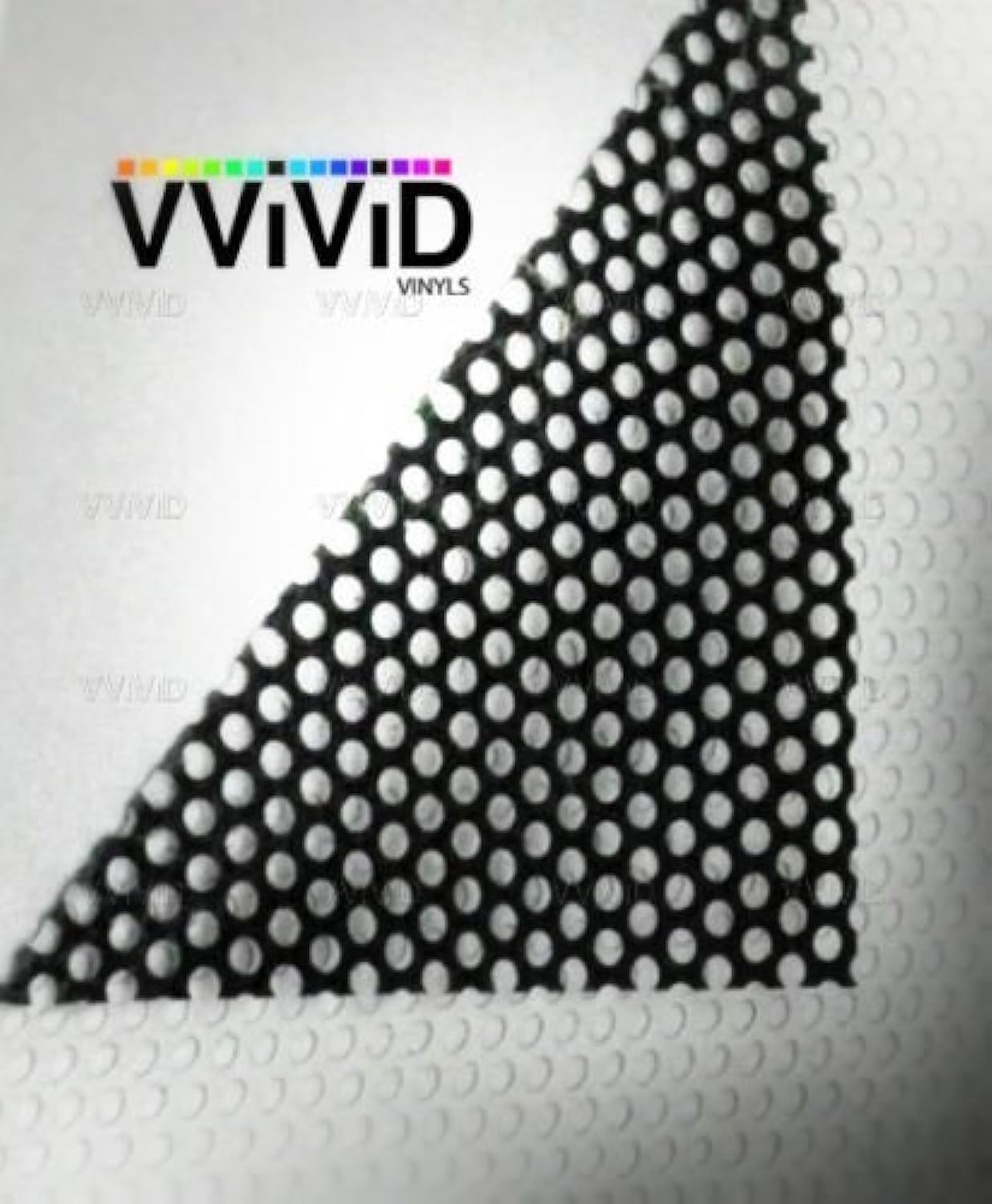 VViViD One-Way Perforated Vinyl Privacy Window Film Adhesive Glass Wrap Roll (25ft x 54 inches)