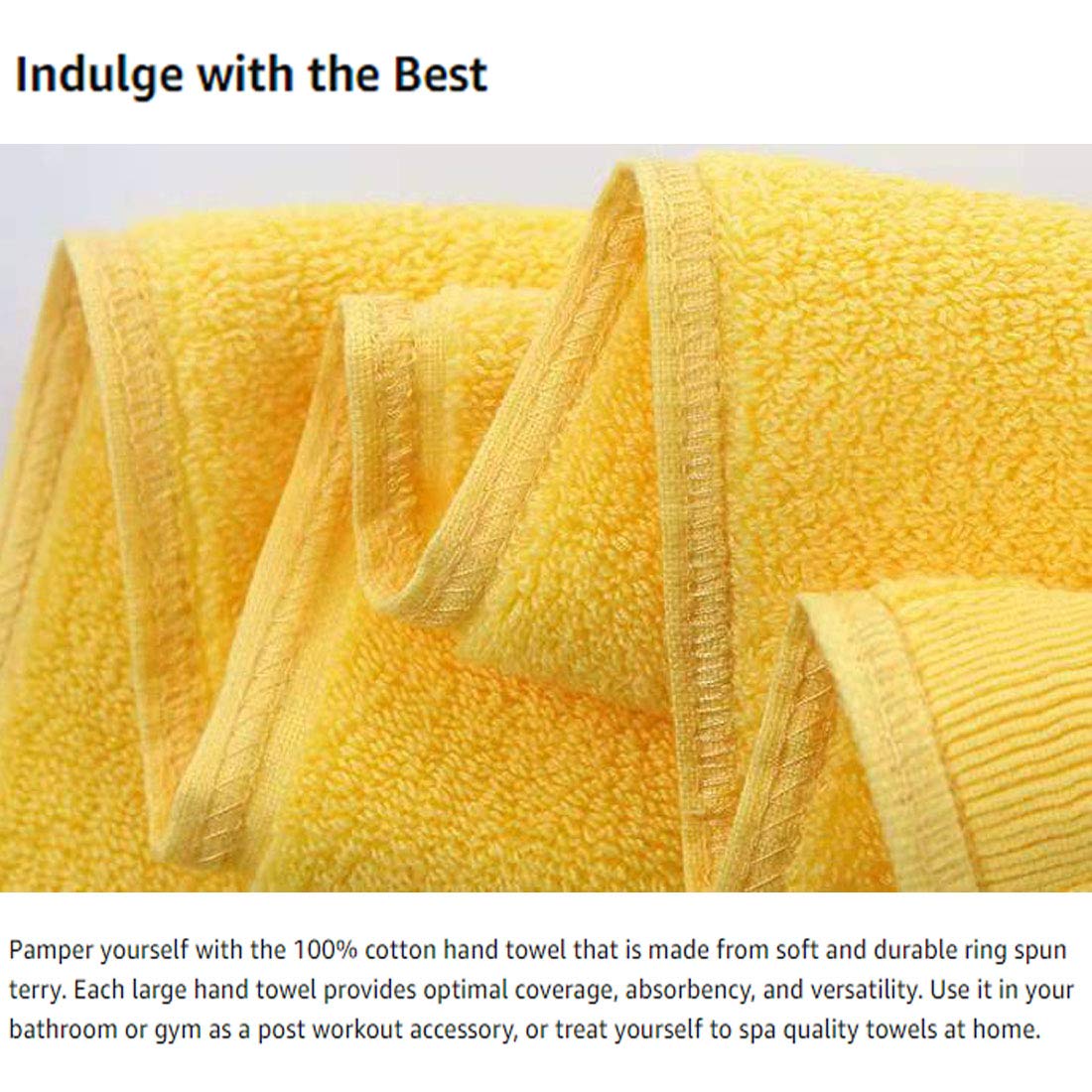 Pupopik Hand Towels For Bathroom 2 Pack-100% Cotton Hand Towel (14 X 30 Inch), Highly Absorbent And Quick Dry Face Washcloth, Ho