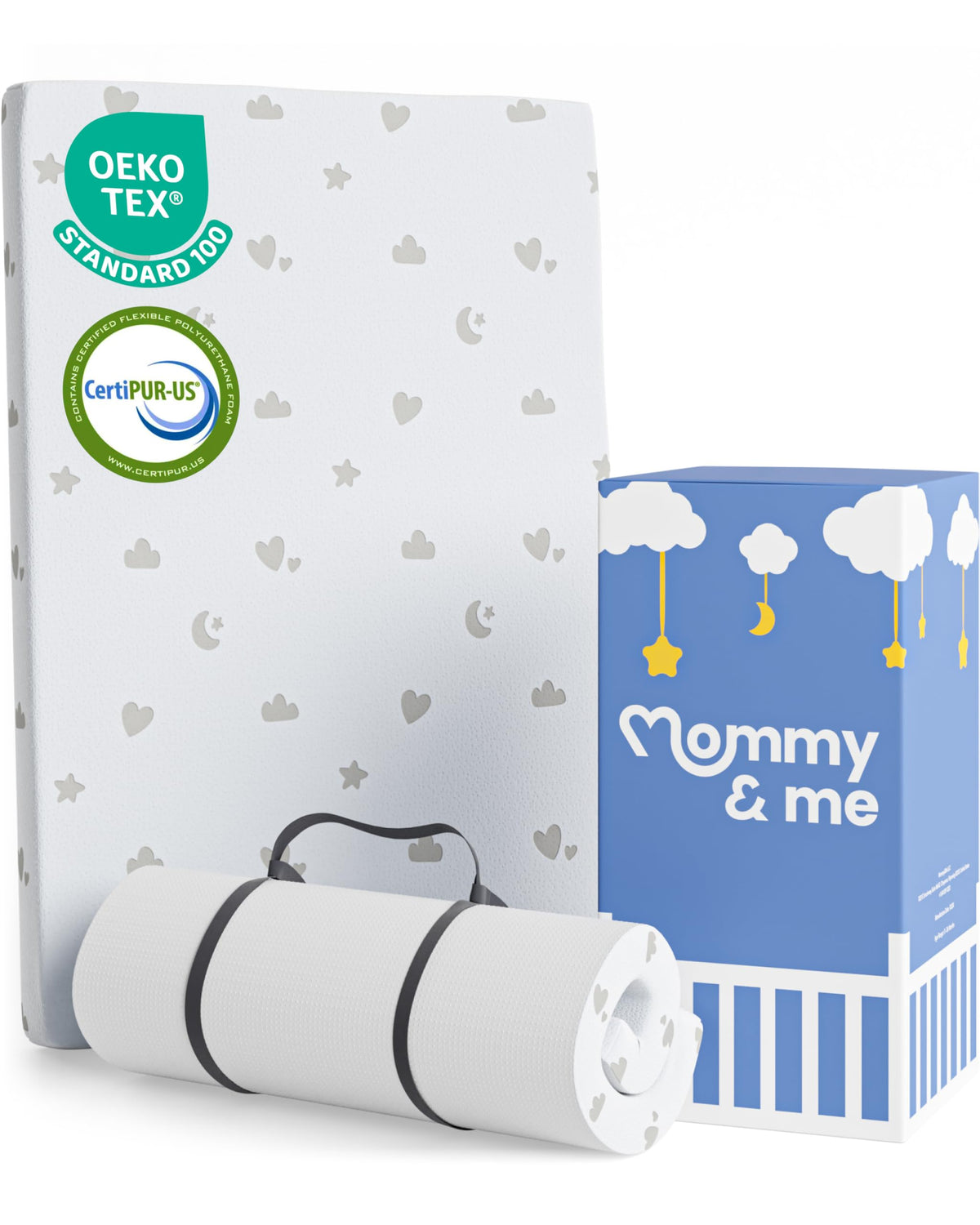 Mommy&Me Pack And Play Mattress (38'X26') With Soft Washable Breathable Cover, Waterproof, Certipur-Us Certified Foam, Pack&Pl