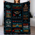 Gaming Blanket Game Flannel Throw Blanket For Adult Gamer Blanket For Teen Boy Soft Plush Game Theme Blanket Game Lover Room Dec