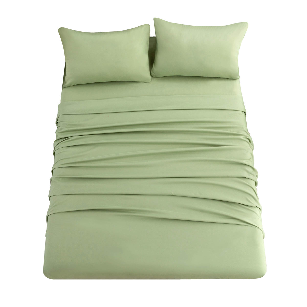Ghooss Queen Size Sheet Set-Soft Microfiber Bed Sheets,14Inch Deep Pocket Fitted Sheet,Wrinkle & Fade Resistant,Breathable-4 Pie