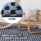 Gotohipi Runner Rug 6X24 Indoor Outdoor Utility Carpet,Area Rugs With Non Slip Rubber Backing For Hallway Kitchen Entryway Balco