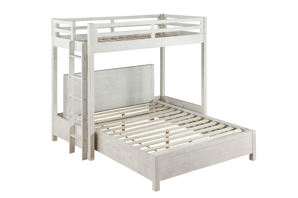 Acme Furniture Celerina Queen Bed in Weathered White Finish