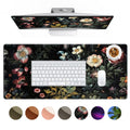 Haocoo Floral Desk Pad Mat, Desk Matt For Desktop, Large Mouse Pad For Desk, Non-Slip Desk Mouse Pad, Cute Keyboard Mats For Des