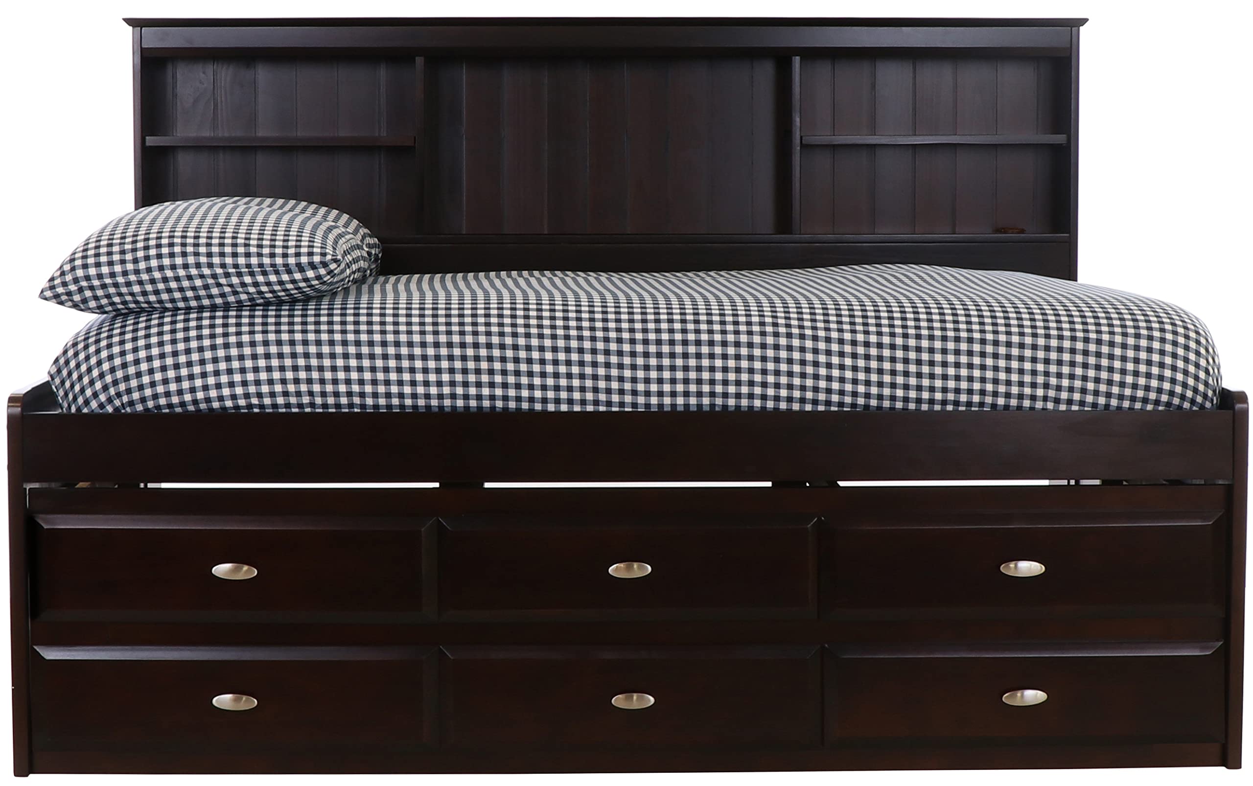 OS Home and Office Furniture Model 82923K6-22 Solid Pine Full Daybed - Thumbnail 3
