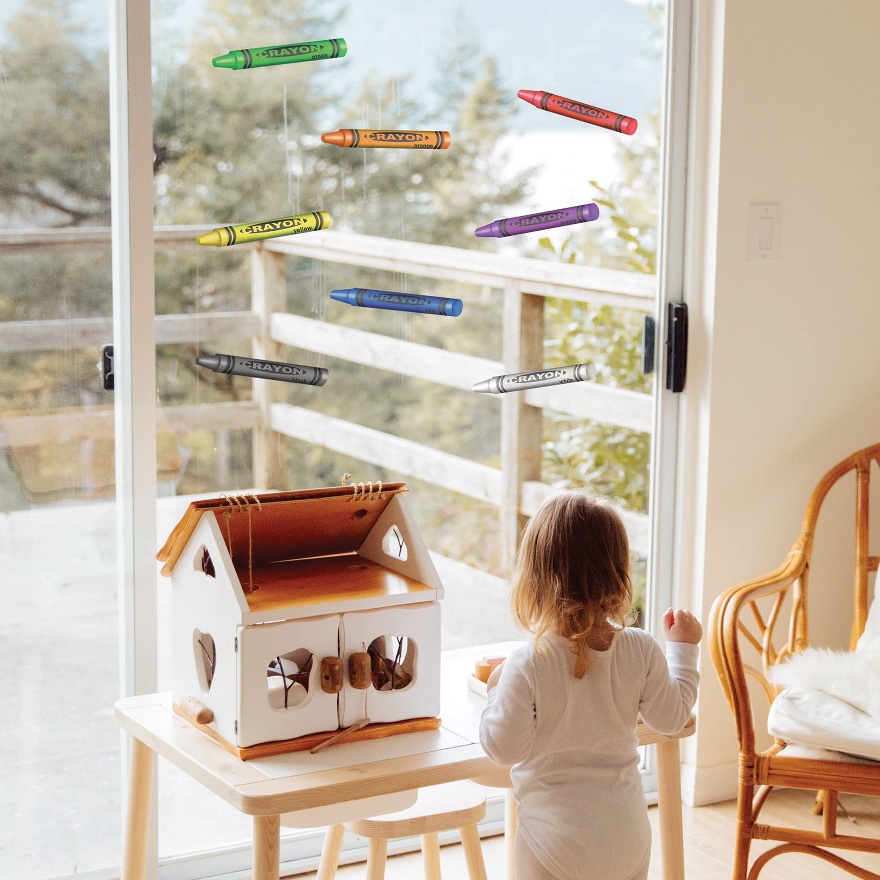 Beistle Crayons Peel 'N Place