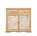 The Attic Jodhpur Sideboard, Multipurpose Cabinet For Kitchen And Living Room Storage, Crockery Storage, Solid Wood Handcarved M