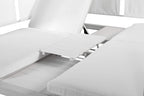 Pangea Home Madona Db Whtwht Patio Daybed, White