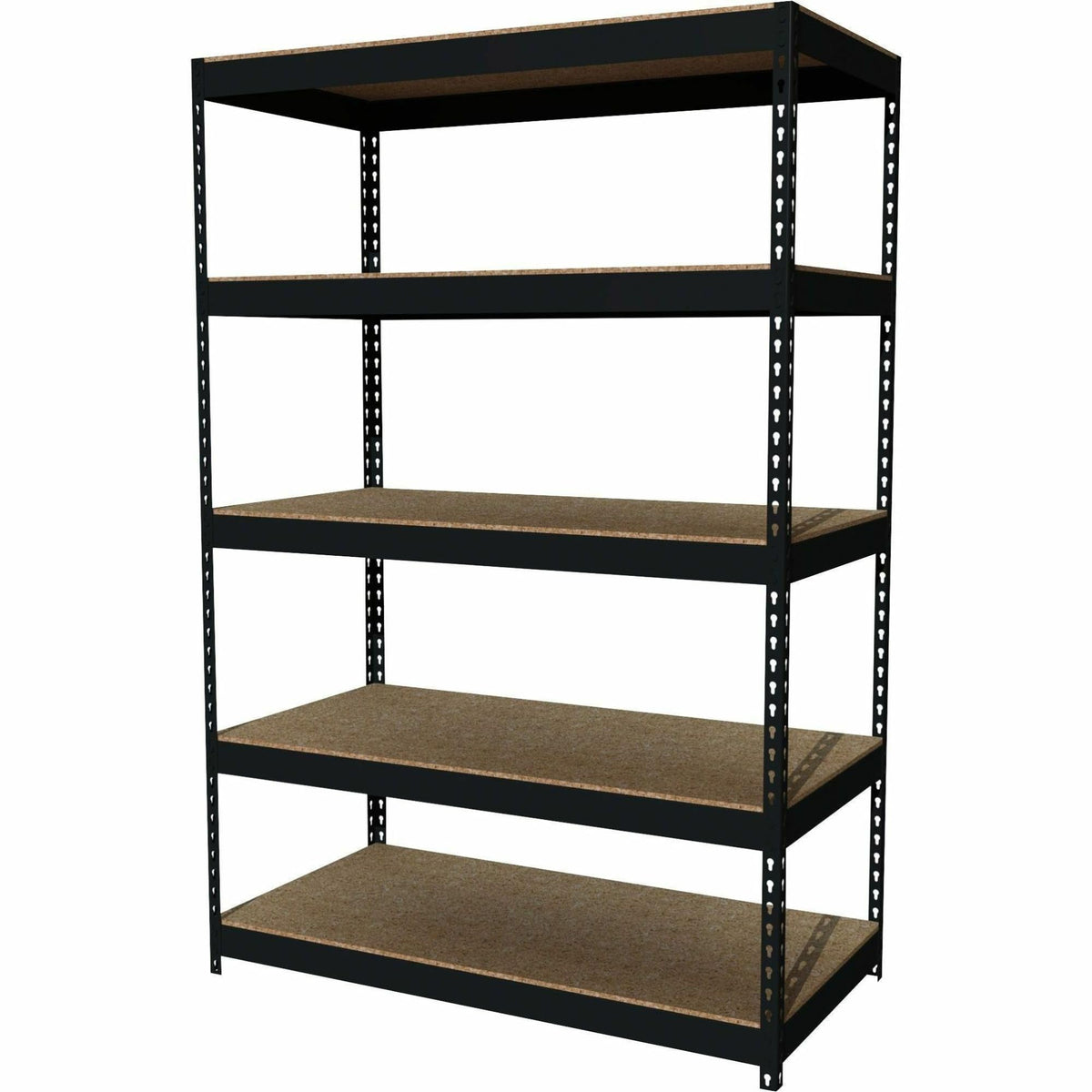 Lorell Llr60624 Riveted Steel Shelf, Black