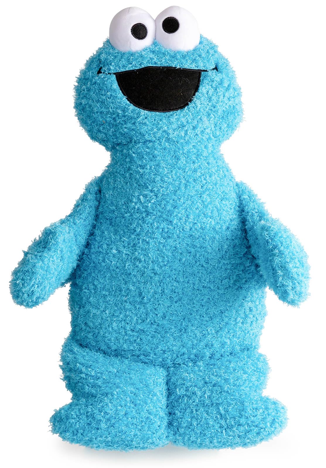 Sesame Street Cookie Monster Fuzzy Plush Pillow Buddy - Super Soft Stuffed Pillow - 20 Inches