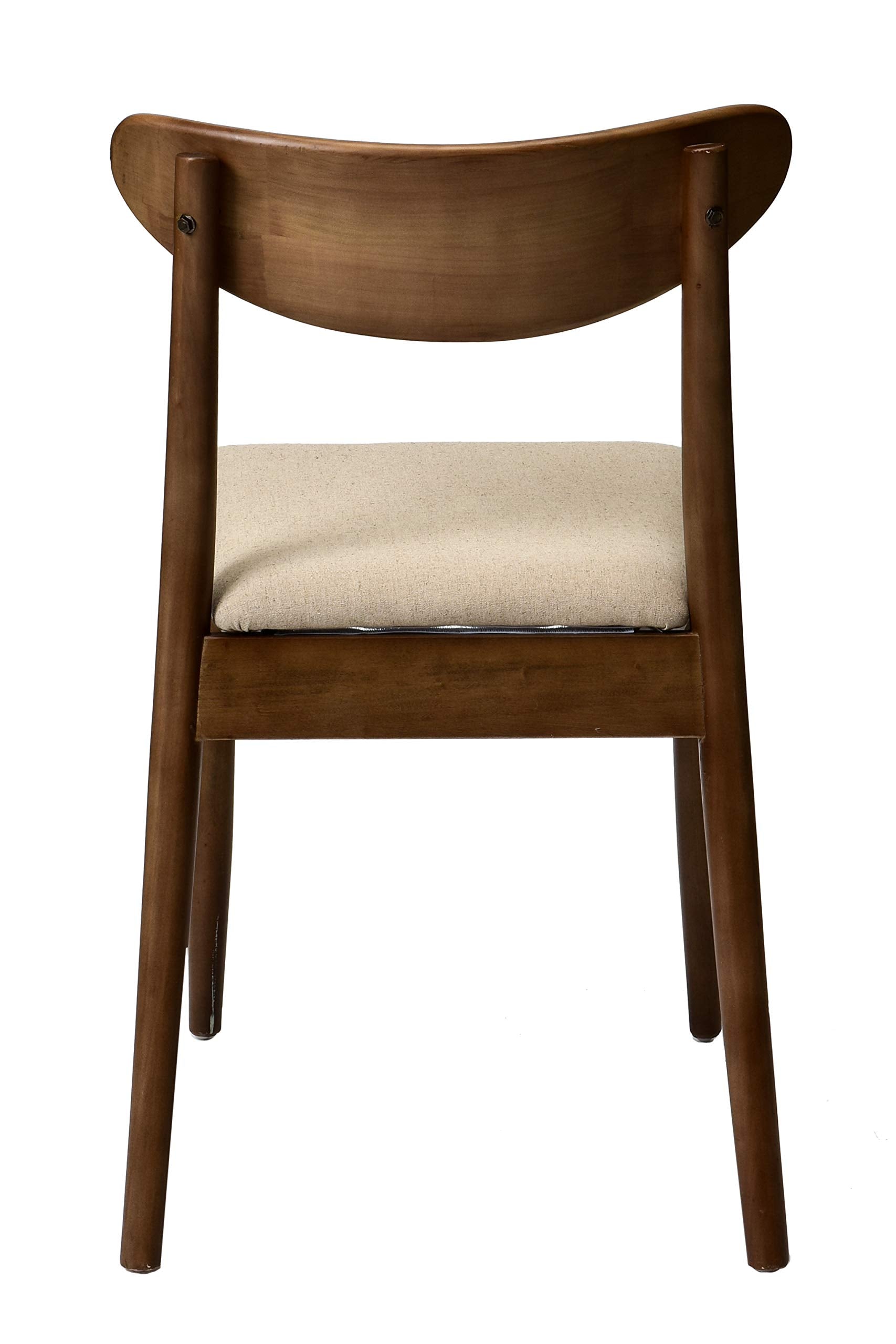 Commercial Seating Products Mid Century Café Dark Walnut Dining Chairs