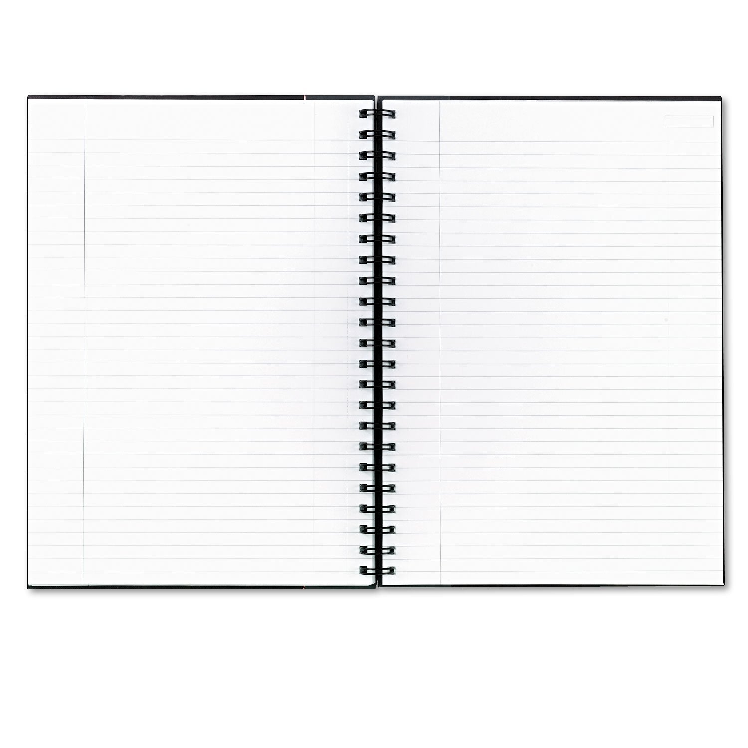 Tops 25332 Exec Notebook,20Lb.,Wirebound,96 Shts,11-3/4-Inch X8-1/4-Inch ,Bk/Gy