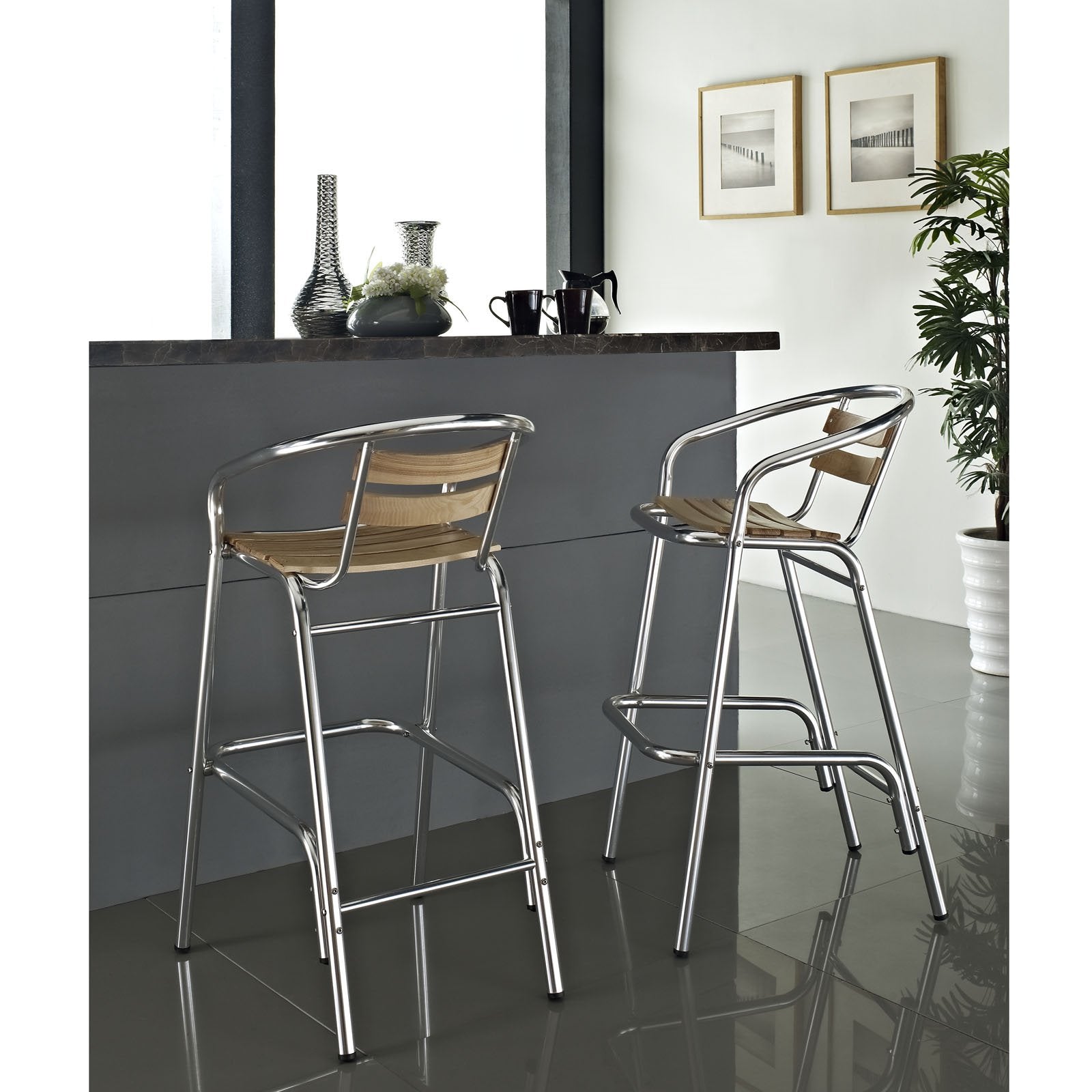 Modway Perch Modern Indoor/Outdoor Bar Stool