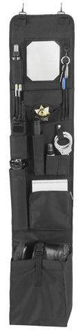 EXPLORER LB1 Police Style Hanging Closet Door Organizer 11 x 52-Locker Org, Black