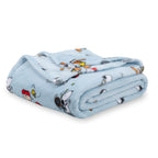 Berkshire Blanket Peanuts Velvetloft Cute Character Snoopy Plush Blanket,Snoopy The Athlete Closed In Blue,Full/Queen 90 In X 90