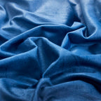 Karever Blue White Gradient Comforter Set Queen Blue Velvet Bedding Comforter Modern Plain White And Royal Blue Gradient Soft Qu