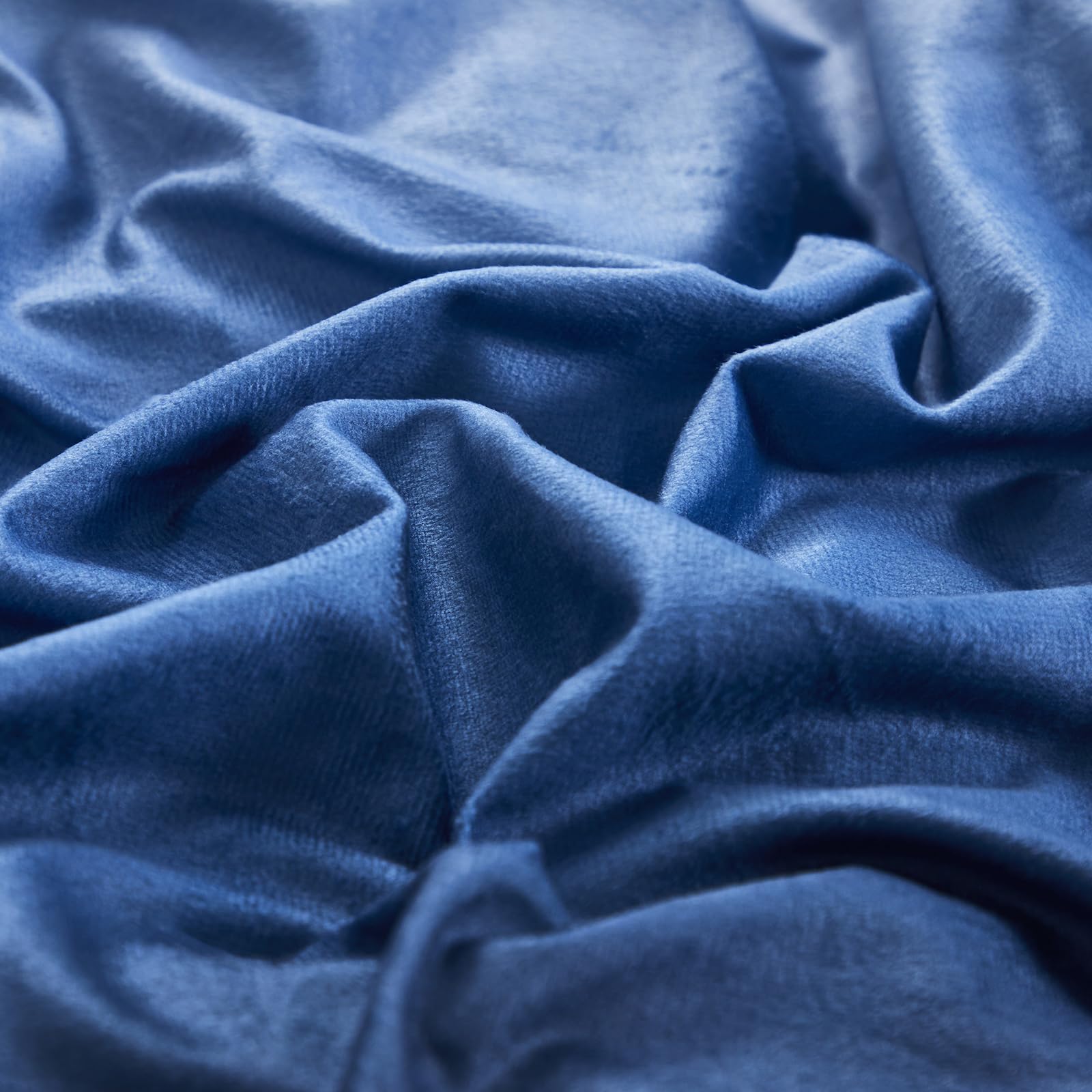 Karever Blue White Gradient Comforter Set Cal King Blue Velvet Bedding Comforter Modern Plain White And Royal Blue Gradient Soft