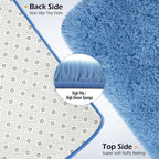 Amearea Premium Soft Area Rug 4X5.3 Feet, Blue Rugs For Living Room, Fluffy Carpet For Bedroom Nursery Playroom Teen Home Decor,