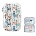 Zzkko Animal Llama Pencil Bag Case Zipper Pencil Holder Organizer Stationary Pen Bag Cosmetic Makeup Bag Pouch Purse For School
