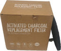 12 Pack Activated Charcoal Replacement Filters for Kitchen Compost Bin 6.5 Diameter 3/8 Thick. Trimmable to Fit
