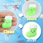 Advent Calendar 2024,Luminous Mochi Christmas Countdown 24 Days Cute Relief Stress Squishies Animals Party Favors For Girls Boys