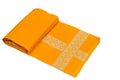 SAC SHREE APARAJEET CREATIONS Cotton Gamcha, Bath Towels (Light Weight, Fast Absorbing) (YellowWhite), 200 TC