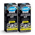 Carbona Oven Rack & Grill Cleaner  Eliminates Thick Grease & Build-Up  Griddle & Bbq Cleaning Solution  16.8 Fl Oz, 2 Pack