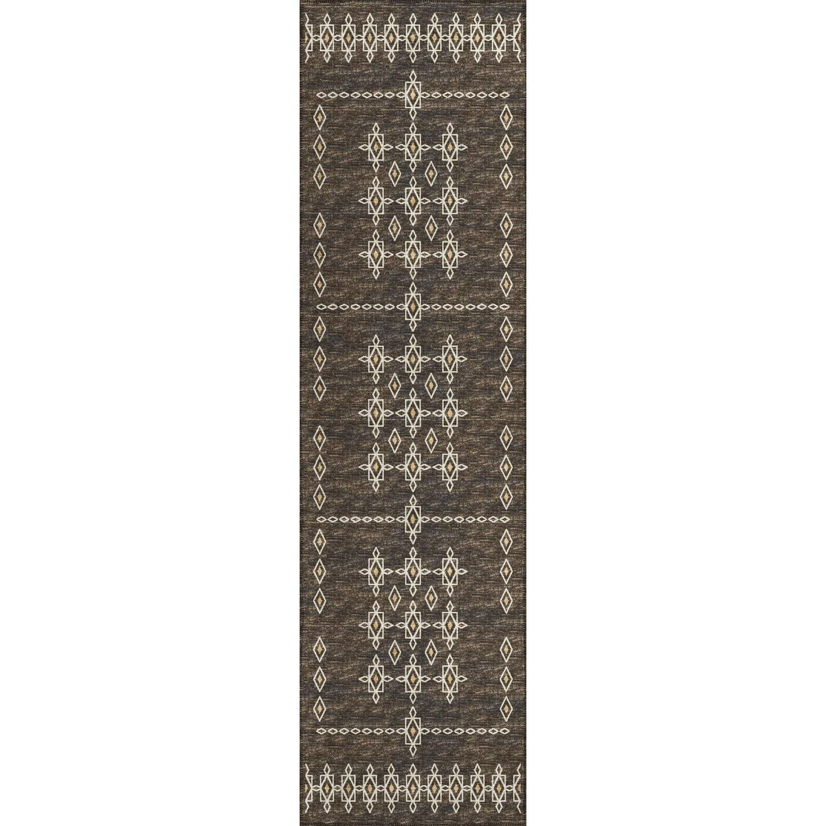 Sedona Sn3 Brown Transitional Rug Runner 2' 3&quot; X 10'