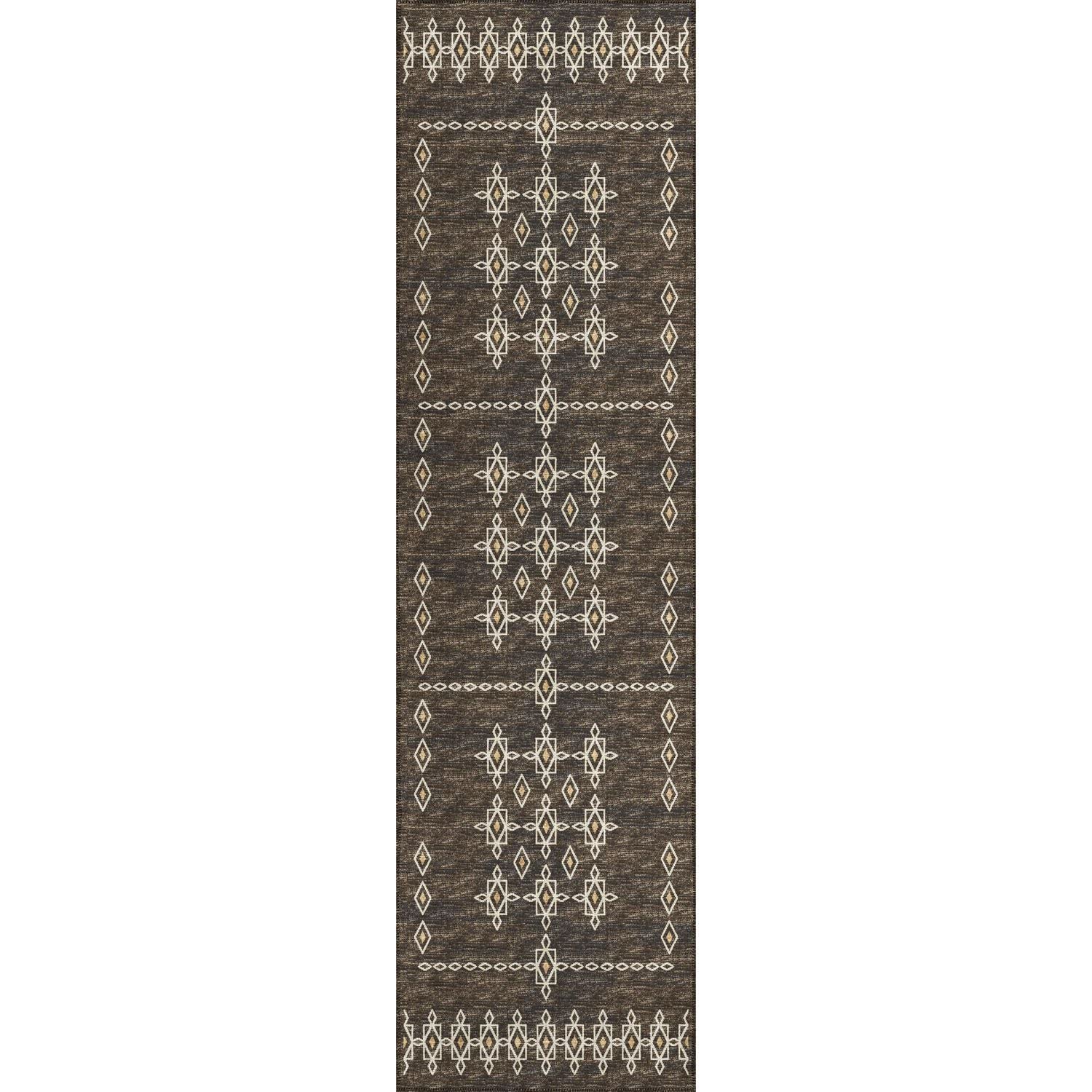 Sedona Sn3 Brown Transitional Rug Runner 2' 3" X 12'