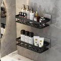 Xmart India Plastic SelfAdhesive Bathroom Shelves Multipurpose WallMounted Storage Organizer For Kitchen No Drill Bathroom Org