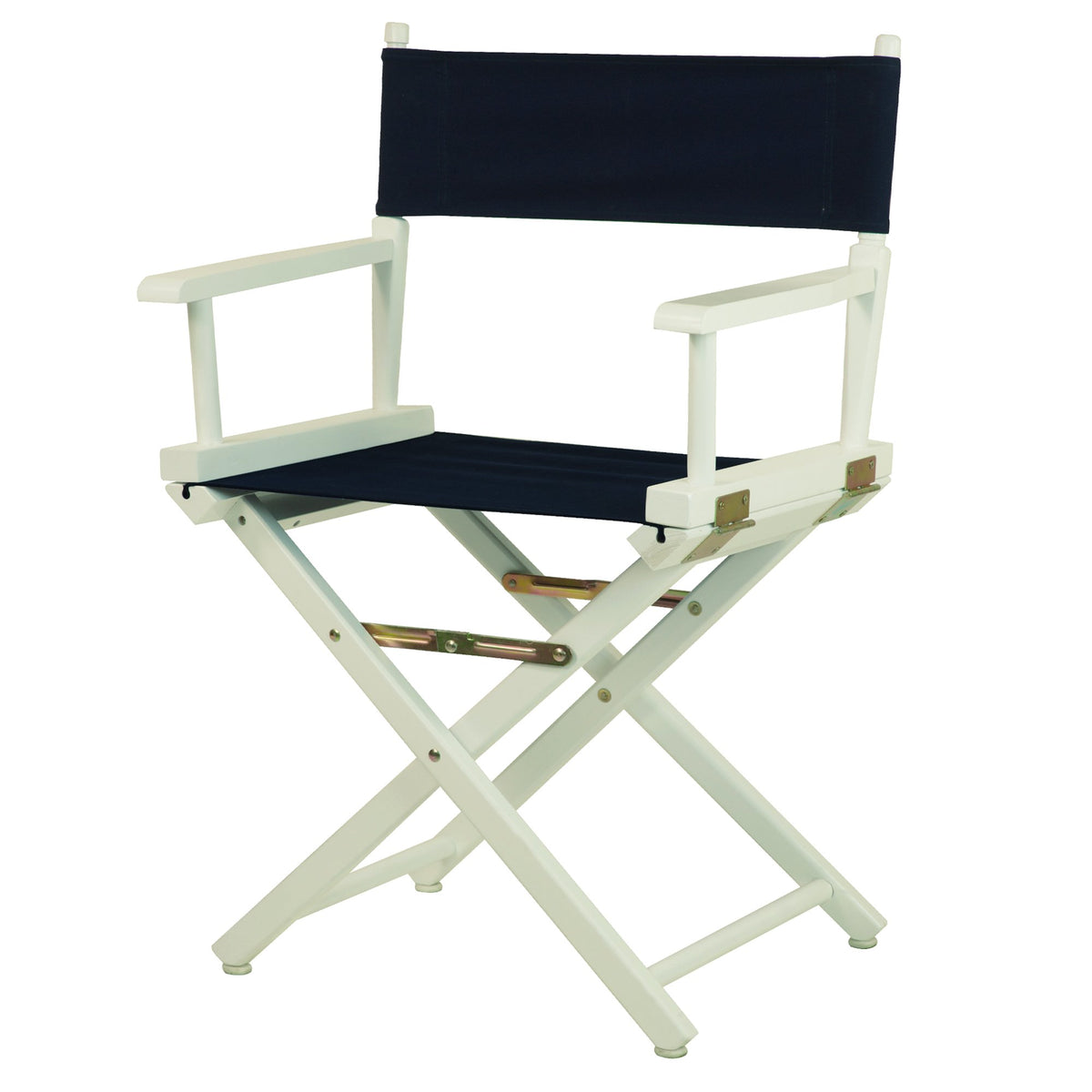 Casual Home 18&quot; Director's Chair White Frame with Navy Canvas