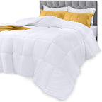 Utopia Bedding Comforters Queen Size, All Season Duvet Insert, Down Alternative Box Stitched Bed Comforter With Corner Tabs, Mac