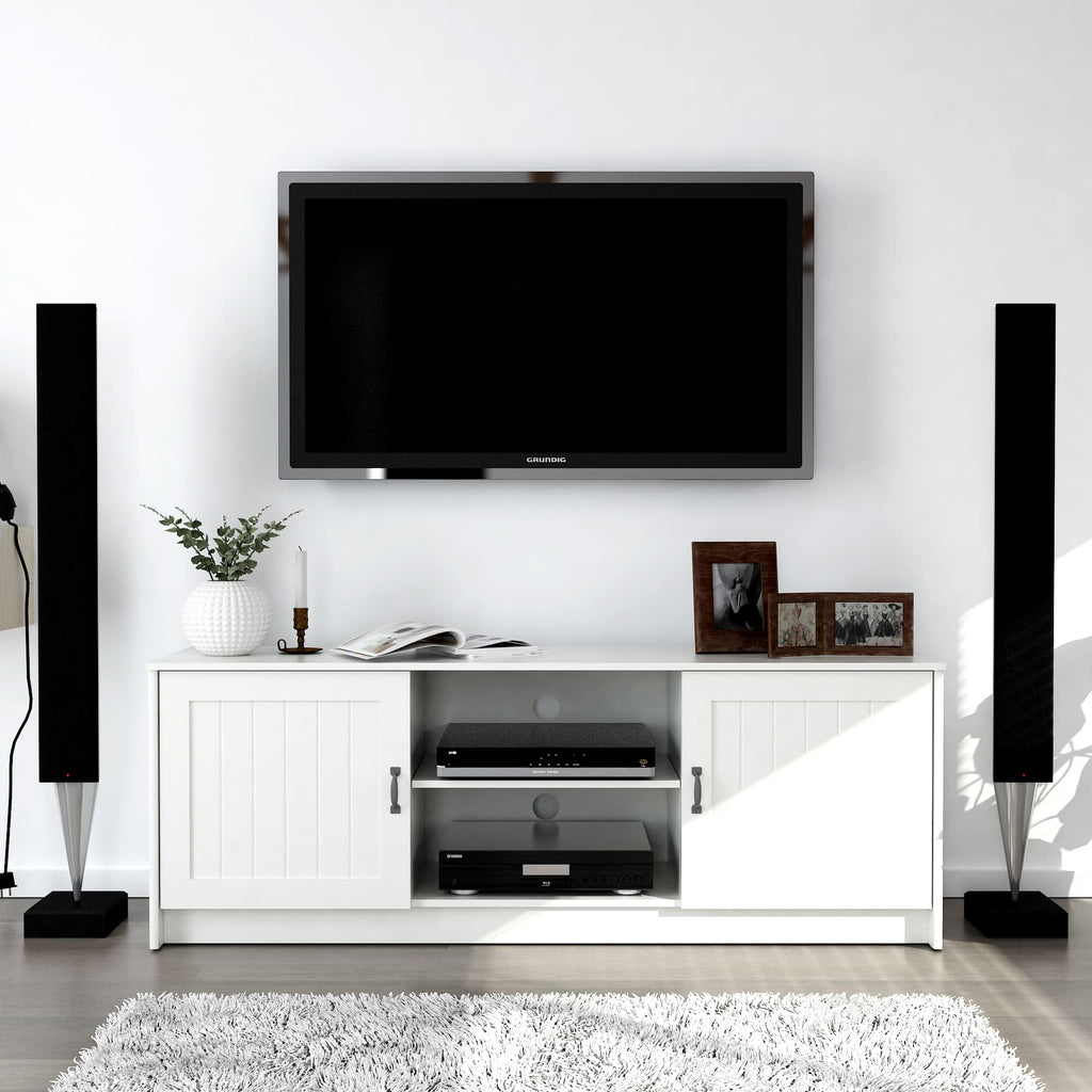 Anderson Teak Ashley 63'' TV Stand, Large, White