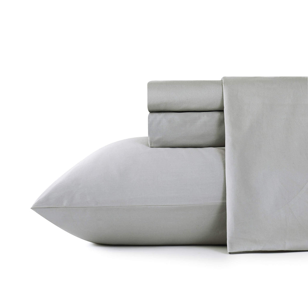Twin Sheets Bed Set 3 Pieces, 600 TC100% Egyptian Cotton,Fitted Sheet+Flat Sheet +Pillowcase, Breathable, Soft & Silky Sateen We