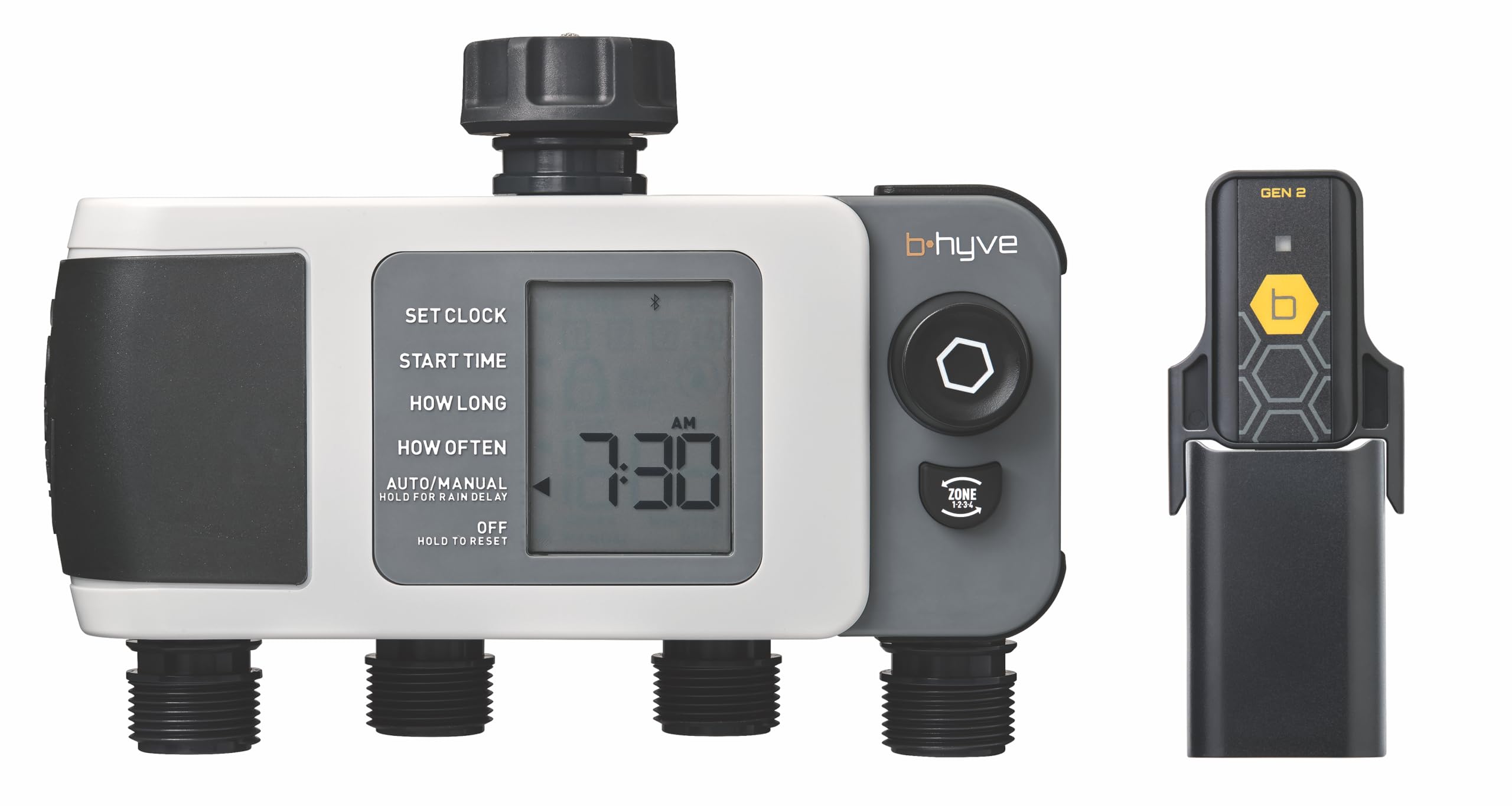 Orbit 24639 B-Hyve Xd 4-Port Smart Hose Watering Timer With Wi-Fi Hub